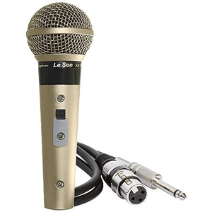 Microfone com Fio SM 58-P4*  CHAMPAGNE  - LESON